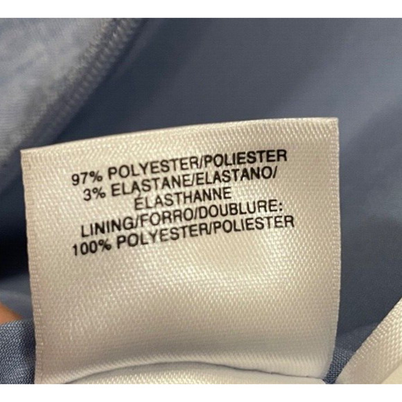 Nine West Sleeveless Sheath Dress With Fabric Belt Light Blue Size 16 Pre-owned - Picture 7 of 7